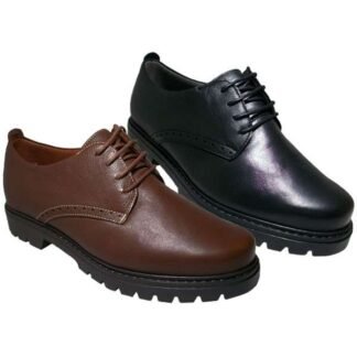 Trossman Derby Bicolor Negro y Marrón | Zapato Hombre