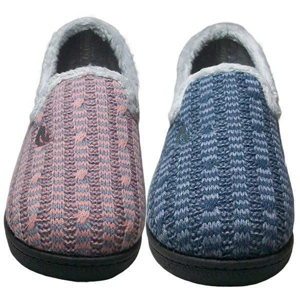 Zapatilla cerrada copete de chica PlumaFlex 38/40 Rosa 35/42 Jeans 12284 - Imagen 2