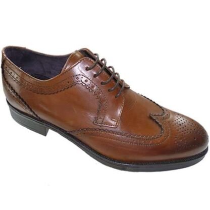 Zapato piel suave con piso de goma y forro y planta piel España 39/45 Cuero y Negro Delemier® 1602 - Imagen 3