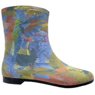 Botín de goma para agua Estampado flores multicolor 2838