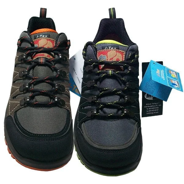 Zapatillas Anibal® piel de ante con PU y fuerte poliéster- forro con membrana resistente al agua – plantilla extraíble y suela inyectada de doble densidad 37034 Aníbal® 36/38 Marrón/naranja, 36/46 Negro/verde 37034 - Imagen 2