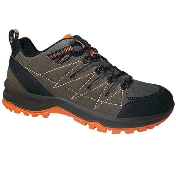 Zapatillas Anibal® piel de ante con PU y fuerte poliéster- forro con membrana resistente al agua – plantilla extraíble y suela inyectada de doble densidad 37034 Aníbal® 36/38 Marrón/naranja, 36/46 Negro/verde 37034 - Imagen 5
