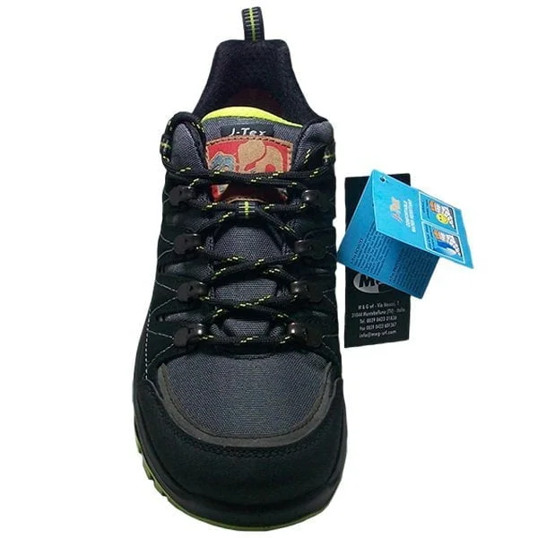 Zapatillas Anibal® piel de ante con PU y fuerte poliéster- forro con membrana resistente al agua – plantilla extraíble y suela inyectada de doble densidad 37034 Aníbal® 36/38 Marrón/naranja, 36/46 Negro/verde 37034 - Imagen 4