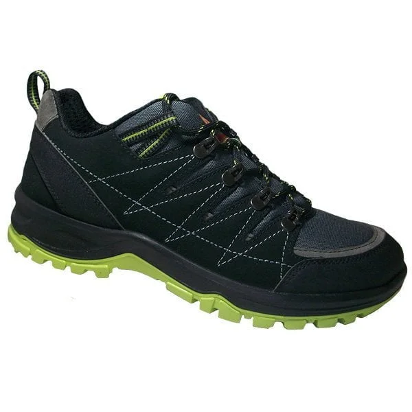 Zapatillas Anibal® piel de ante con PU y fuerte poliéster- forro con membrana resistente al agua – plantilla extraíble y suela inyectada de doble densidad 37034 Aníbal® 36/38 Marrón/naranja, 36/46 Negro/verde 37034 - Imagen 3