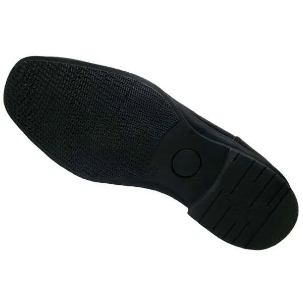 Zapato piel - forro y planta piel - ancho especial y piso goma España 39/46 Negro 4157 - Imagen 3
