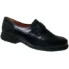 Zapato piel - forro y planta piel - ancho especial y piso goma grueso España 39/45 Negro 4650