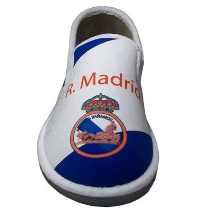 Zapatilla equipo de fútbol con elásticos y piso ligero ANDOFLEX 35/46 Blanco (Real Madrid) 5914