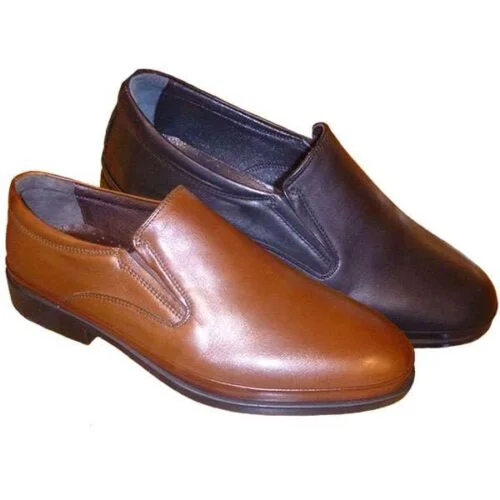 Zapatos de vestir caballero de piel, con forro y planta piel, Hecho en España TROSSMAN 39/45 Negro y Cuero 6292