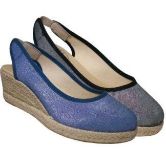 Alpargata Esparto Yute La Barca 70 | Índigo y Negro