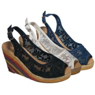 Alpargata Esparto Yute La Barca 808 | Blanco, Marino, Negro