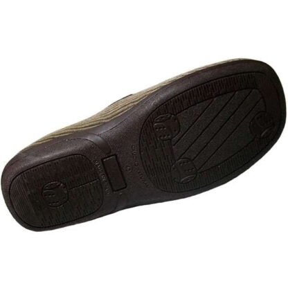 Zapatilla caballero abotinada pana con elásticos y piso de goma SEGURA® 39/45 Marrón 938-3806 - Imagen 3