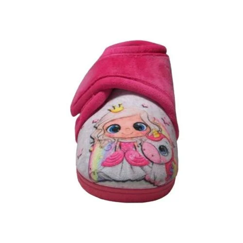 Zapatillas de casa para niña de velcro