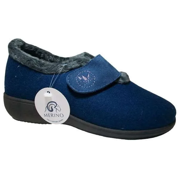 Zapatillas mujer lana-merino tratamiento-antilluvia R14214X