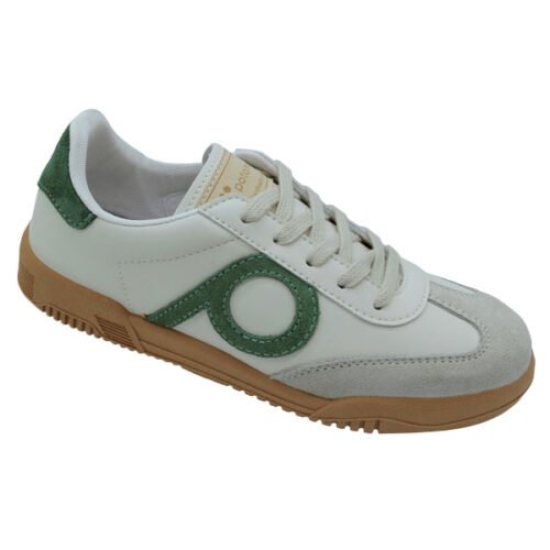 Deportivos chica en micropiel y serraje Plumaflex Verde