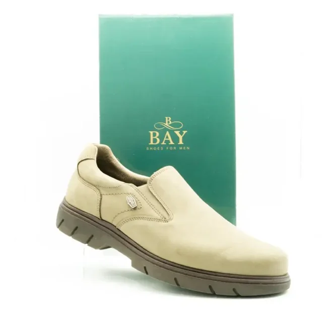 Mocasín impermeable hidrofugado casual piedra BAY Mallorca c511